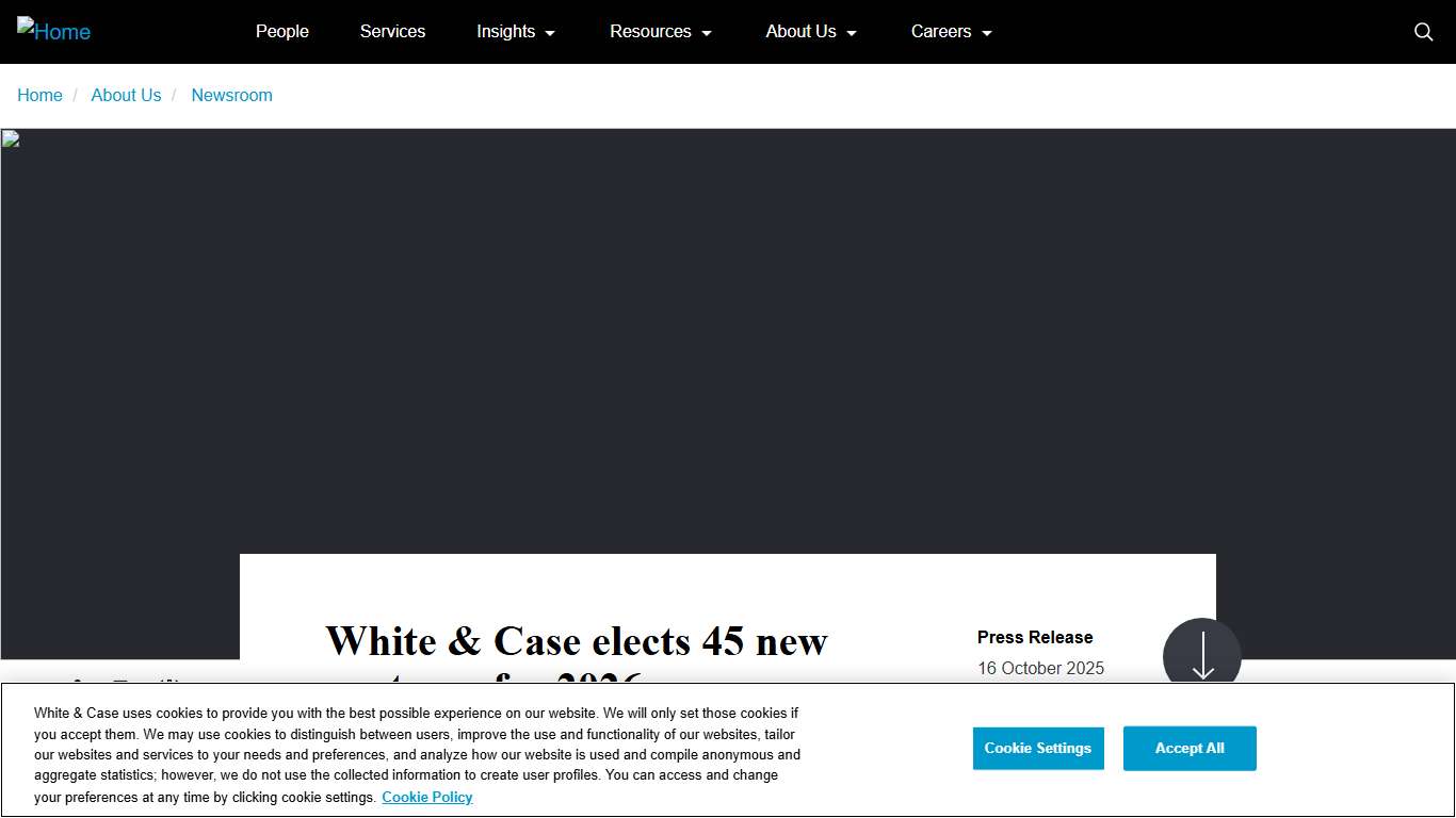 White & Case elects 45 new partners for 2026 | White & Case LLP